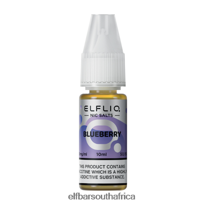 ELFBAR ELFLIQ Blueberry Nic Salts - 10ml-10 mg/ml 402LXZ215