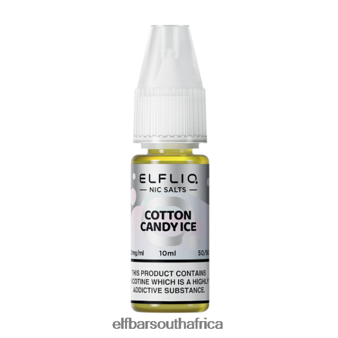 ELFBAR ELFLIQ Cotton Candy Ice Nic Salts - 10ml-20 mg/ml 402LXZ214