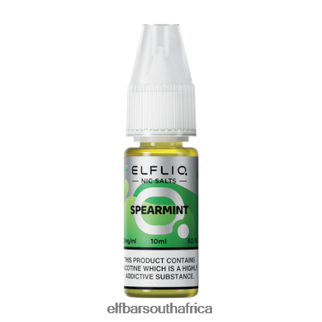 ELFBAR ELFLIQ Spearmint Nic Salts - 10ml-5mg 402LXZ206