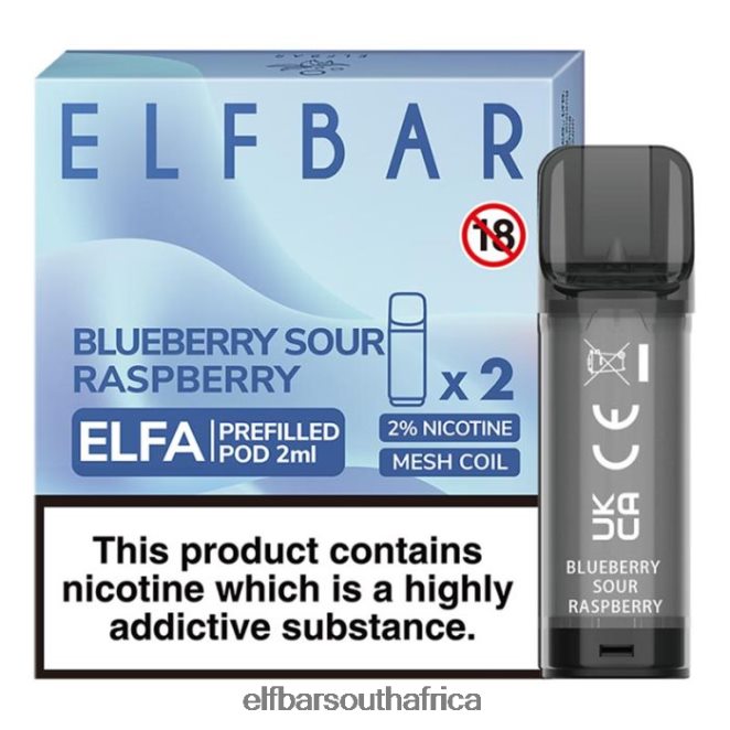 ELFBAR Elfa Pre-Filled Pod - 2ml - 20mg (2 Pack) 402LXZ125 Juicy Peach